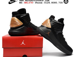 Giày Nike Jordan 32 Black Gold nam nữ hàng chuẩn sfake replica 1:1 real chính hãng giá rẻ tốt nhất tại NeverStopShop.com HCM