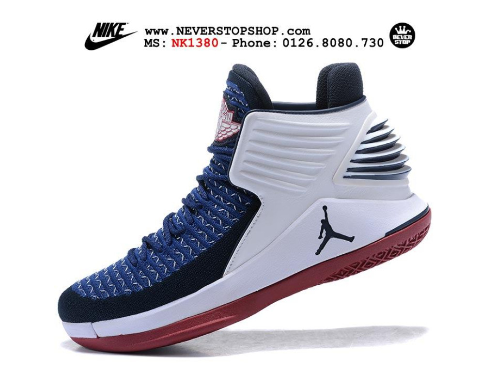 Giày Nike Jordan 32 CAVS PE nam nữ hàng chuẩn sfake replica 1:1 real chính hãng giá rẻ tốt nhất tại NeverStopShop.com HCM