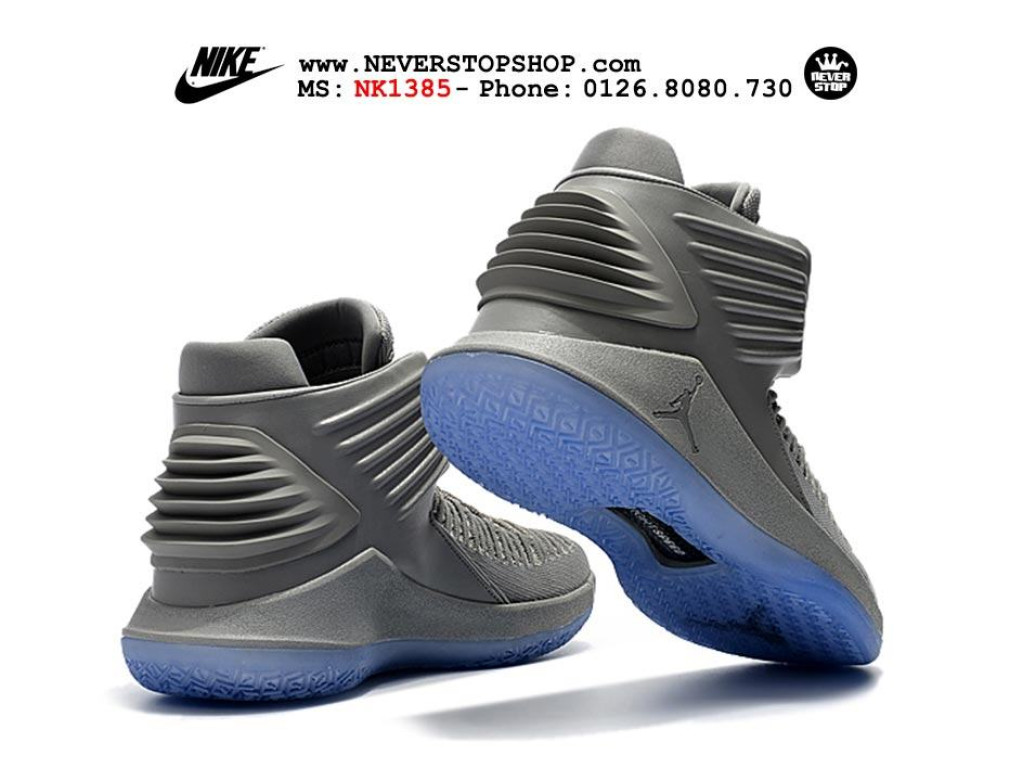 Giày Nike Jordan 32 Grey Ice nam nữ hàng chuẩn sfake replica 1:1 real chính hãng giá rẻ tốt nhất tại NeverStopShop.com HCM