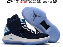 Giày Nike Jordan 32 Navy White nam nữ hàng chuẩn sfake replica 1:1 real chính hãng giá rẻ tốt nhất tại NeverStopShop.com HCM
