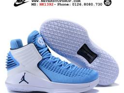 Giày Nike Jordan 32 UNC nam nữ hàng chuẩn sfake replica 1:1 real chính hãng giá rẻ tốt nhất tại NeverStopShop.com HCM