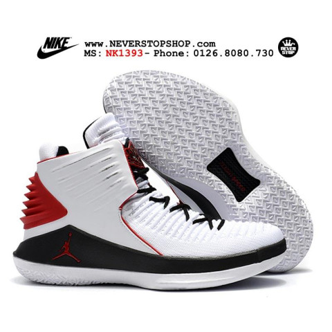 Nike Jordan 32 White Black Red