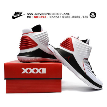 Nike Jordan 32 White Black Red