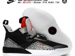 Giày Nike Jordan 33 Black Cement nam nữ hàng chuẩn sfake replica 1:1 real chính hãng giá rẻ tốt nhất tại NeverStopShop.com HCM