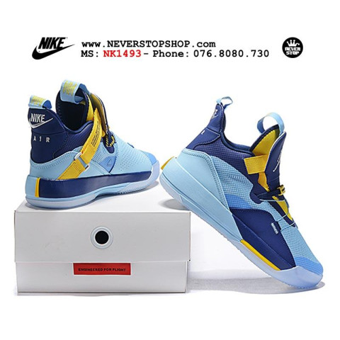 Nike Jordan 33 Blue Yellow