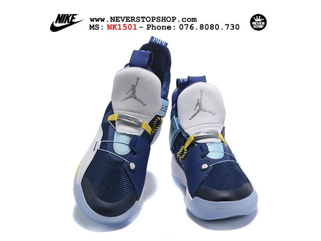 Giày Nike Jordan 33 Navy White nam nữ hàng chuẩn sfake replica 1:1 real chính hãng giá rẻ tốt nhất tại NeverStopShop.com HCM