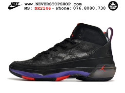 Giày bóng rổ cổ cao Nike Air Jordan 37 Đen Tím nam nữ chuyên indoor outdoor rep 1:1 real chính hãng giá rẻ tốt nhất tại NeverStopShop.com HCM