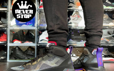 Giày bóng rổ NIKE AIR JORDAN 37 on feet cổ cao nam nữ hàng chuẩn replica 1:1 real chính hãng giá rẻ HCM | NeverStopShop.com
