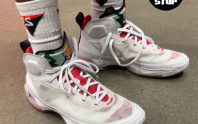 Giày bóng rổ NIKE AIR JORDAN 37 on feet cổ cao nam nữ hàng chuẩn replica 1:1 real chính hãng giá rẻ HCM | NeverStopShop.com