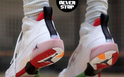 Giày bóng rổ NIKE AIR JORDAN 37 on feet cổ cao nam nữ hàng chuẩn replica 1:1 real chính hãng giá rẻ HCM | NeverStopShop.com