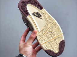 Giày sneaker nam nữ Nike Jordan 4 AJ4 Tím Vàng mẫu mới hot trend hàng replica 1:1 real chính hãng giá rẻ tốt nhất tại NeverStopShop.com HCM