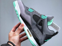 Giày sneaker nam nữ Nike Jordan 4 AJ4 Xám Xanh Lá mẫu mới hot trend hàng replica 1:1 real chính hãng giá rẻ tốt nhất tại NeverStopShop.com HCM