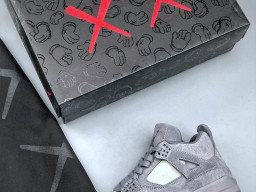 Giày sneaker nam nữ Nike Jordan 4 AJ4 Xám mẫu mới hot trend hàng replica 1:1 real chính hãng giá rẻ tốt nhất tại NeverStopShop.com HCM