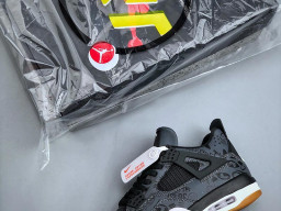 Giày sneaker nam nữ Nike Jordan 4 AJ4 Xám Đen mẫu mới hot trend hàng replica 1:1 real chính hãng giá rẻ tốt nhất tại NeverStopShop.com HCM