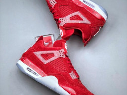 Giày sneaker nam nữ Nike Jordan 4 AJ4 Đỏ Trắng mẫu mới hot trend hàng replica 1:1 real chính hãng giá rẻ tốt nhất tại NeverStopShop.com HCM