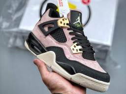 Giày sneaker nam nữ Nike Jordan 4 AJ4 Hồng Đen mẫu mới hot trend hàng replica 1:1 real chính hãng giá rẻ tốt nhất tại NeverStopShop.com HCM