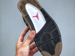Giày sneaker nam nữ Nike Jordan 4 AJ4 Nâu Đen mẫu mới hot trend hàng replica 1:1 real chính hãng giá rẻ tốt nhất tại NeverStopShop.com HCM