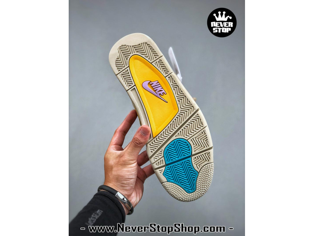 Giày sneaker nam nữ Nike Jordan 4 AJ4 Nâu Tím mẫu mới hot trend hàng replica 1:1 real chính hãng giá rẻ tốt nhất tại NeverStopShop.com HCM