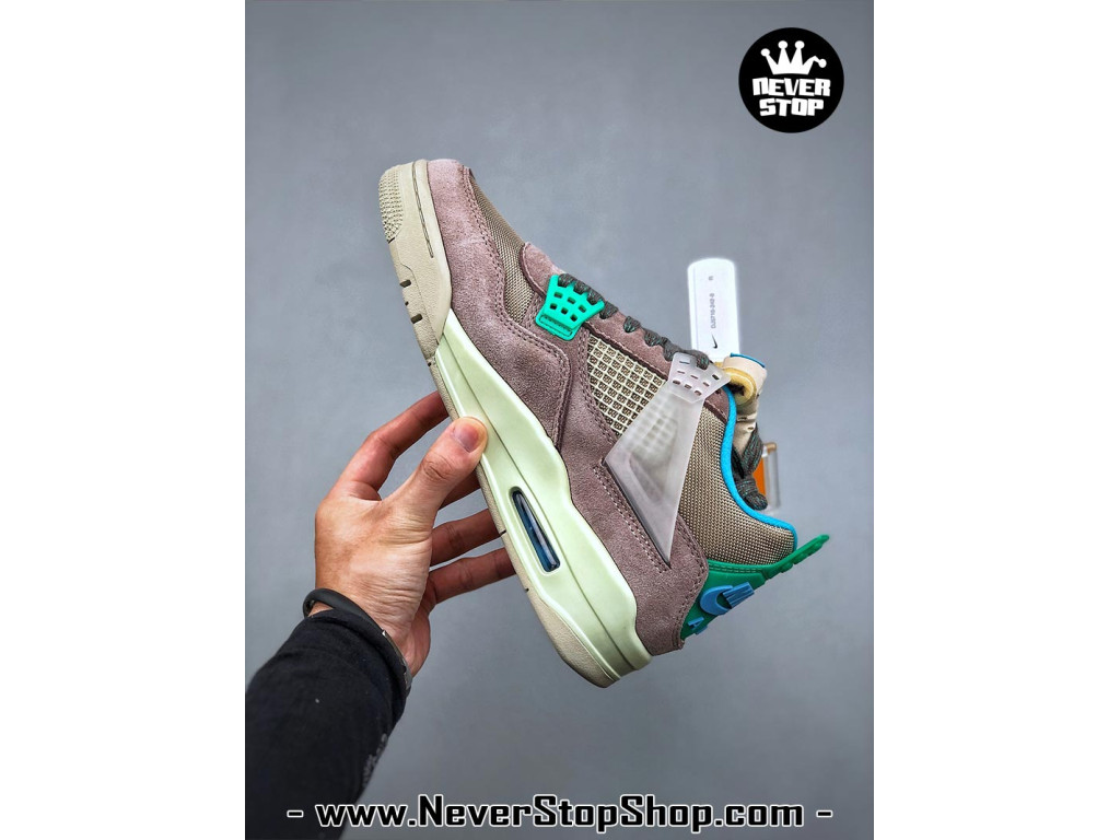 Giày sneaker nam nữ Nike Jordan 4 AJ4 Tím Xanh mẫu mới hot trend hàng replica 1:1 real chính hãng giá rẻ tốt nhất tại NeverStopShop.com HCM