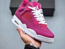 Giày sneaker nam nữ Nike Jordan 4 AJ4 Tím Trắng mẫu mới hot trend hàng replica 1:1 real chính hãng giá rẻ tốt nhất tại NeverStopShop.com HCM