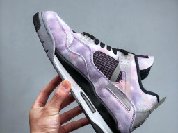 Giày sneaker nam nữ Nike Jordan 4 AJ4 Tím Đen mẫu mới hot trend hàng replica 1:1 real chính hãng giá rẻ tốt nhất tại NeverStopShop.com HCM