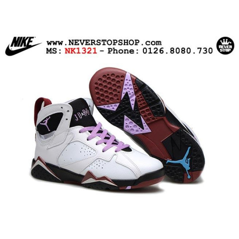 Nike Jordan 7 White Purple