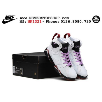 Nike Jordan 7 White Purple