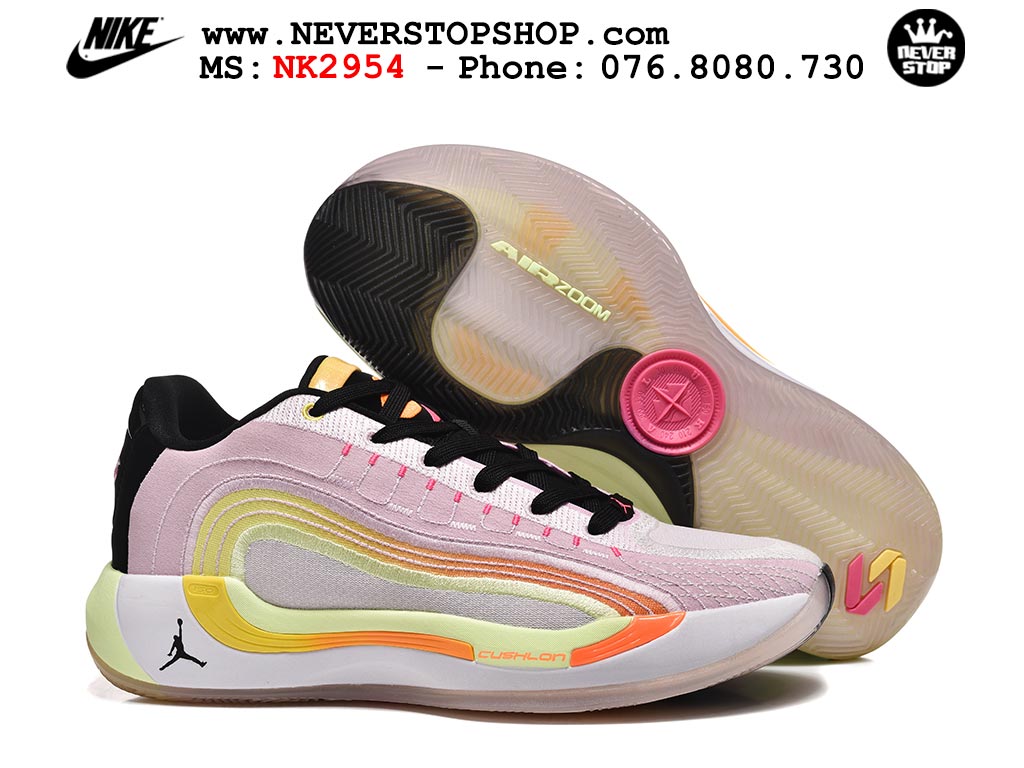 Giày thể thao Nike Jordan Luka 4 Hồng Vàng nam nữ bản siêu cấp rep 1:1 chuẩn real chính hãng authentic giá rẻ tốt nhất tại NeverStopShop.com