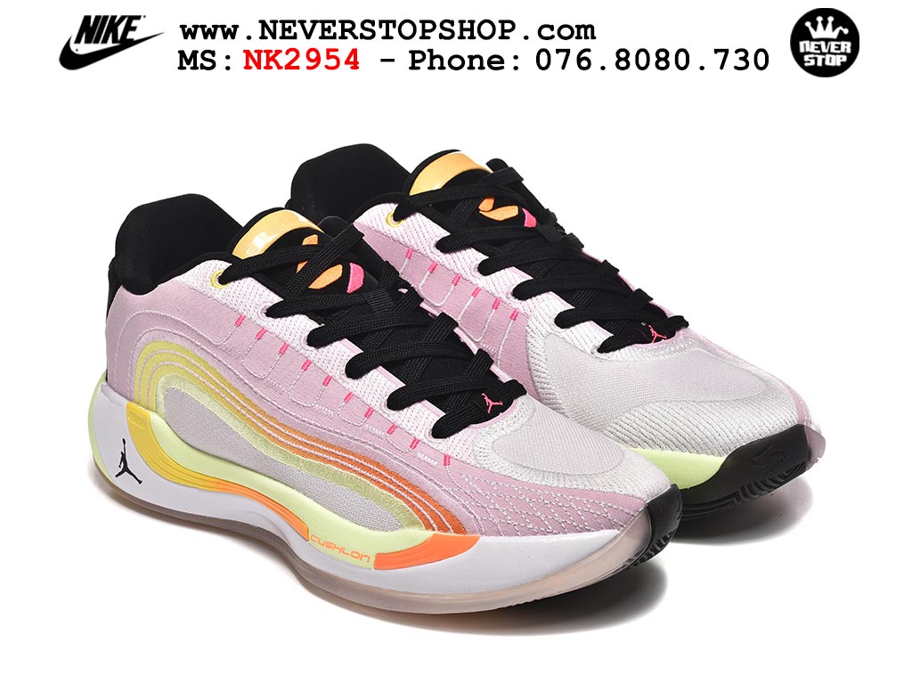 Giày thể thao Nike Jordan Luka 4 Hồng Vàng nam nữ bản siêu cấp rep 1:1 chuẩn real chính hãng authentic giá rẻ tốt nhất tại NeverStopShop.com