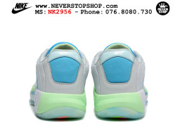 Giày bóng rổ nam nữ Nike Jordan Luka 4 Xám Xanh cổ thấp mẫu mới, nhẹ êm thoáng khí đế XDR chống mòn bám rít sân NeverStopShop.com Giày thể thao Nike Jordan Luka 4 Xám Xanh nam nữ bản siêu cấp rep 1:1 chuẩn real chính hãng authentic giá rẻ tốt nhất tại NeverStopShop.com