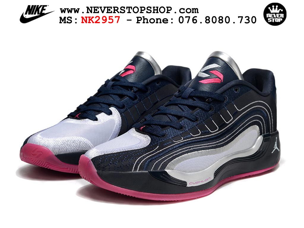 Giày bóng rổ nam nữ Nike Jordan Luka 4 Đen Xanh Dương cổ thấp mẫu mới, nhẹ êm thoáng khí đế XDR chống mòn bám rít sân NeverStopShop.com Giày thể thao Nike Jordan Luka 4 Đen Xanh Dương nam nữ bản siêu cấp rep 1:1 chuẩn real chính hãng authentic giá rẻ tốt nhất tại NeverStopShop.com