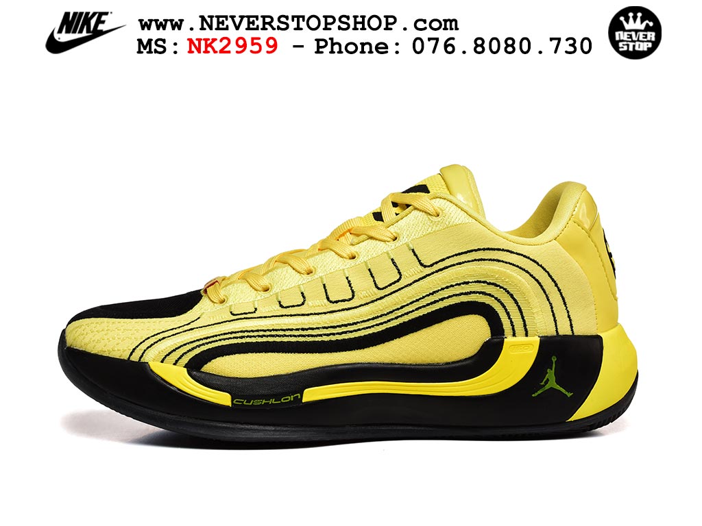 Giày bóng rổ nam nữ Nike Jordan Luka 4 Vàng Đen cổ thấp mẫu mới, nhẹ êm thoáng khí đế XDR chống mòn bám rít sân NeverStopShop.com Giày thể thao Nike Jordan Luka 4 Vàng Đen nam nữ bản siêu cấp rep 1:1 chuẩn real chính hãng authentic giá rẻ tốt nhất tại NeverStopShop.com