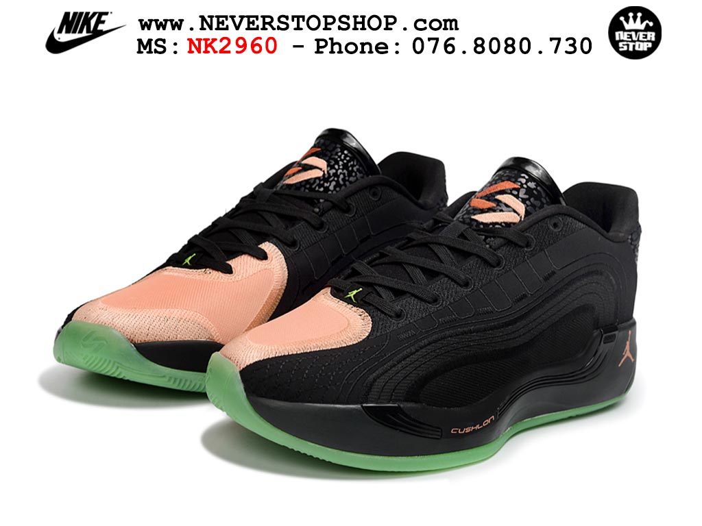 Giày bóng rổ nam nữ Nike Jordan Luka 4 Đen Xanh Lá cổ thấp mẫu mới, nhẹ êm thoáng khí đế XDR chống mòn bám rít sân NeverStopShop.com Giày thể thao Nike Jordan Luka 4 Đen Xanh Lá nam nữ bản siêu cấp rep 1:1 chuẩn real chính hãng authentic giá rẻ tốt nhất tại NeverStopShop.com