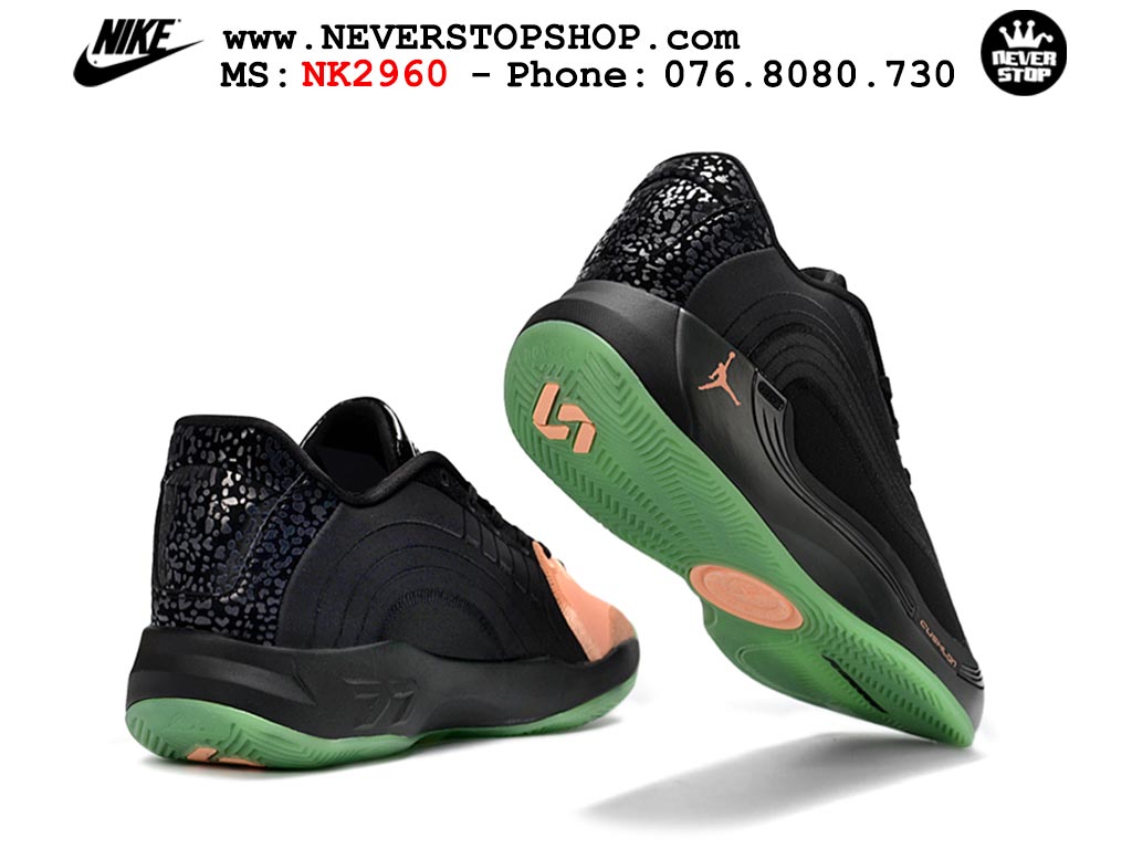 Giày bóng rổ nam nữ Nike Jordan Luka 4 Đen Xanh Lá cổ thấp mẫu mới, nhẹ êm thoáng khí đế XDR chống mòn bám rít sân NeverStopShop.com Giày thể thao Nike Jordan Luka 4 Đen Xanh Lá nam nữ bản siêu cấp rep 1:1 chuẩn real chính hãng authentic giá rẻ tốt nhất tại NeverStopShop.com