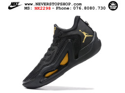 Giày bóng rổ cổ thấp Jordan Tatum 1 Đen Vàng chuyên indoor outdoor hàng siêu cấp chuẩn real chính hãng giá rẻ tốt nhất tại NeverStop Sneaker Shop Hồ Chí Minh