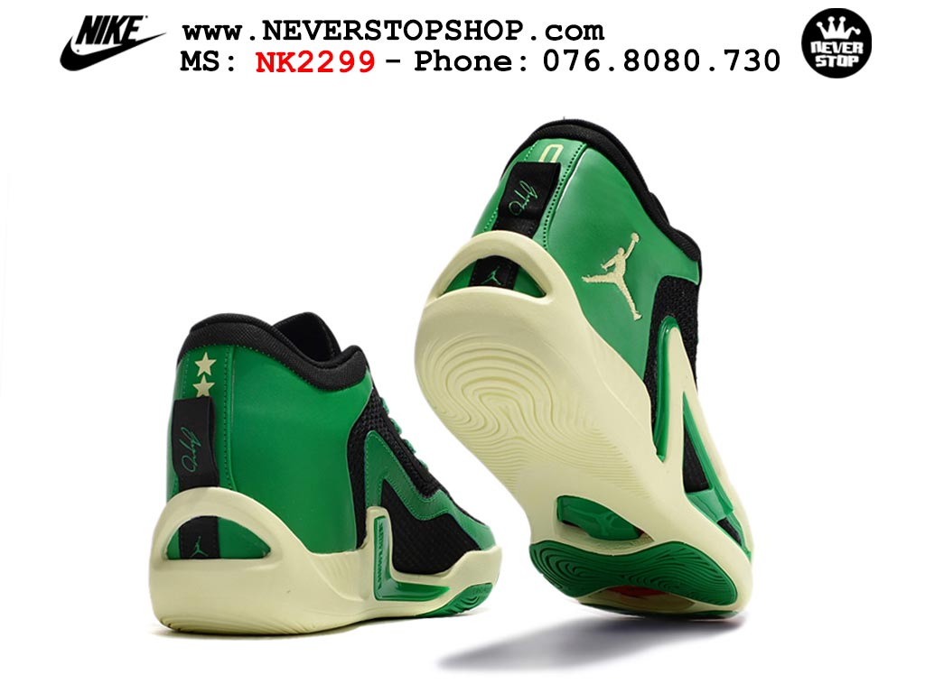 Giày bóng rổ cổ thấp Jordan Tatum 1 Đen Xanh Lá chuyên indoor outdoor hàng siêu cấp chuẩn real chính hãng giá rẻ tốt nhất tại NeverStop Sneaker Shop Hồ Chí Minh