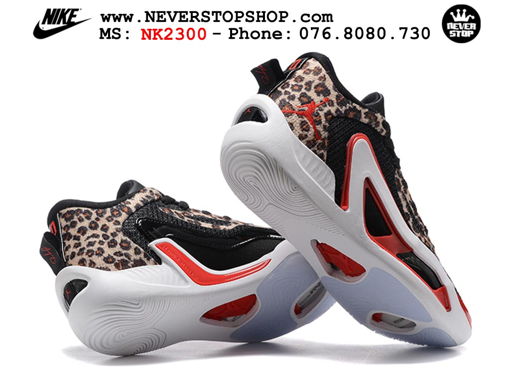 Giày bóng rổ cổ thấp Jordan Tatum 1 Đen Đỏ chuyên indoor outdoor hàng siêu cấp chuẩn real chính hãng giá rẻ tốt nhất tại NeverStop Sneaker Shop Hồ Chí Minh