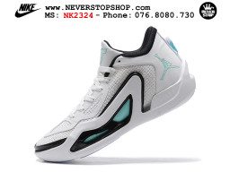 Giày bóng rổ cổ thấp Jordan Tatum 1 Trắng Xanh chuyên indoor outdoor hàng siêu cấp chuẩn real chính hãng giá rẻ tốt nhất tại NeverStop Sneaker Shop Hồ Chí Minh