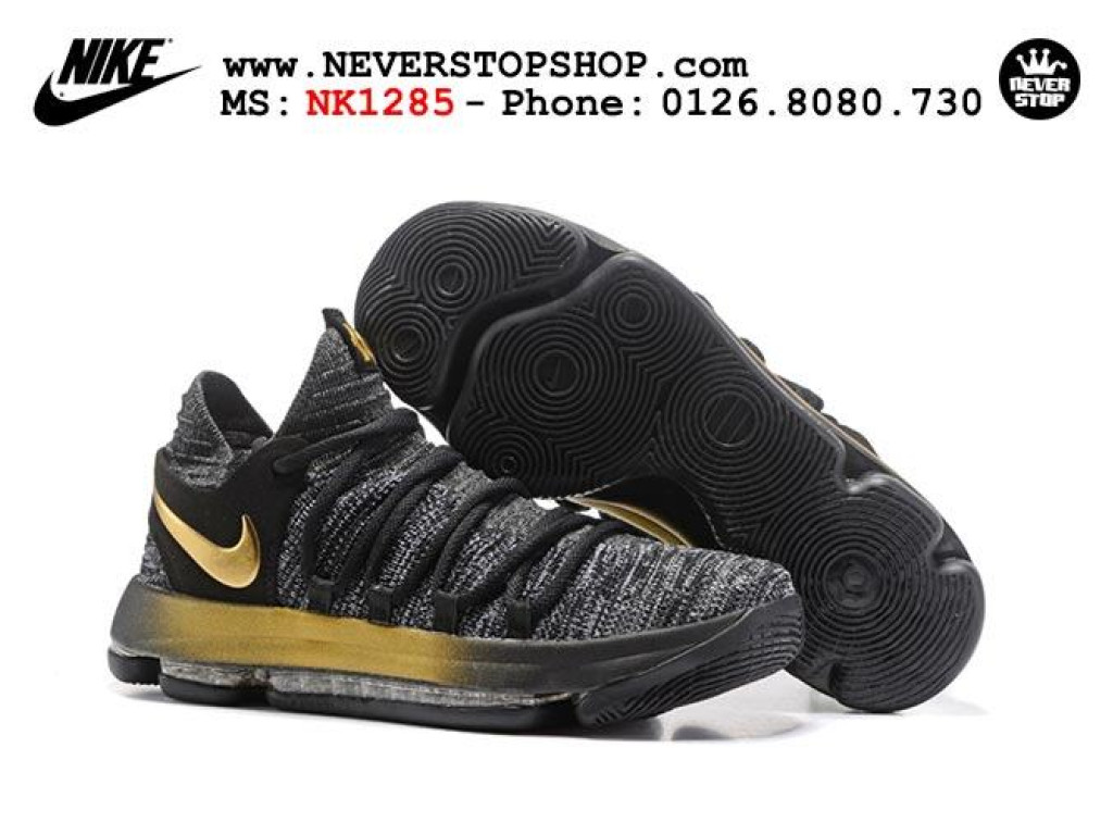 Black and gold kd 10 hotsell