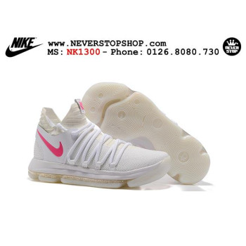 Nike KD 10 White Pink Glow