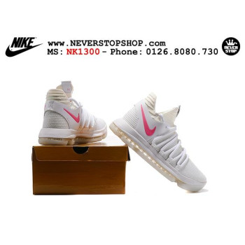 Nike KD 10 White Pink Glow