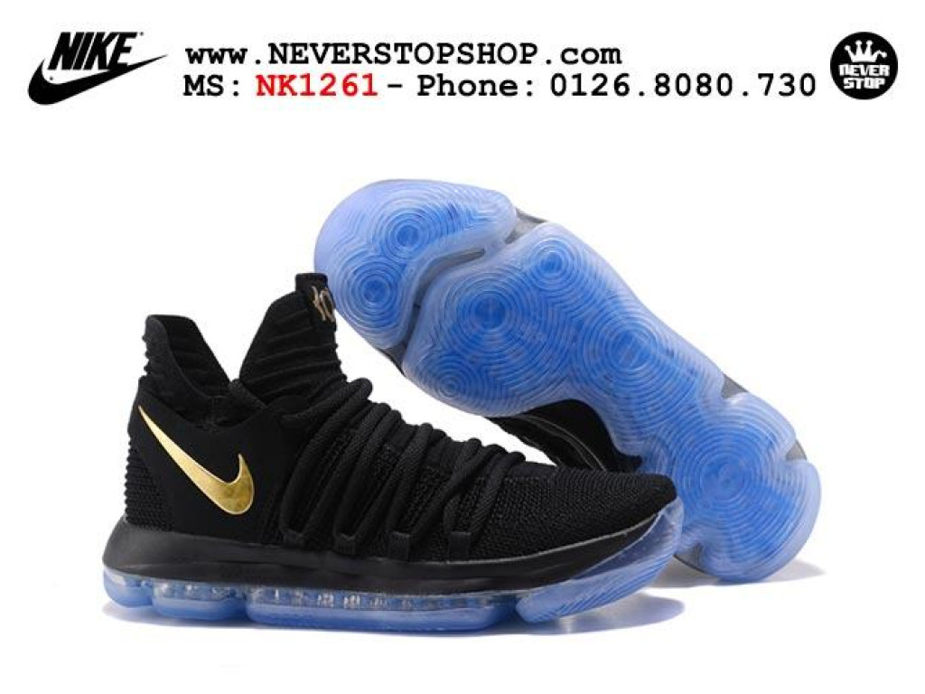 Black and gold kd 10 best sale