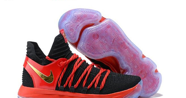 Nike KD 10 Black Red Gold