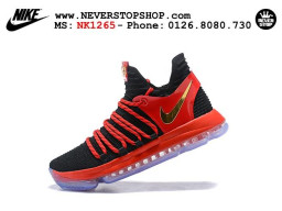 Giày Nike KD 10 Black Red Gold nam nữ hàng chuẩn sfake replica 1:1 real chính hãng giá rẻ tốt nhất tại NeverStopShop.com HCM