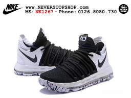 Giày Nike KD 10 Black White nam nữ hàng chuẩn sfake replica 1:1 real chính hãng giá rẻ tốt nhất tại NeverStopShop.com HCM