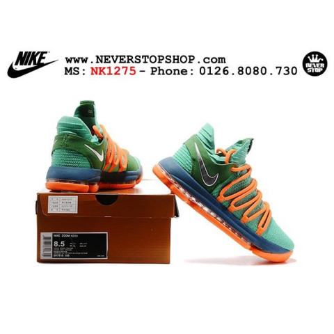 Nike KD 10 Green Orange