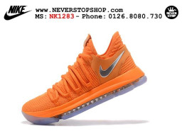 Giày Nike KD 10 Orange Ice nam nữ hàng chuẩn sfake replica 1:1 real chính hãng giá rẻ tốt nhất tại NeverStopShop.com HCM