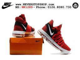 Giày Nike KD 10 Red Velvet nam nữ hàng chuẩn sfake replica 1:1 real chính hãng giá rẻ tốt nhất tại NeverStopShop.com HCM