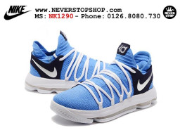 Giày Nike KD 10 Sky Blue White nam nữ hàng chuẩn sfake replica 1:1 real chính hãng giá rẻ tốt nhất tại NeverStopShop.com HCM