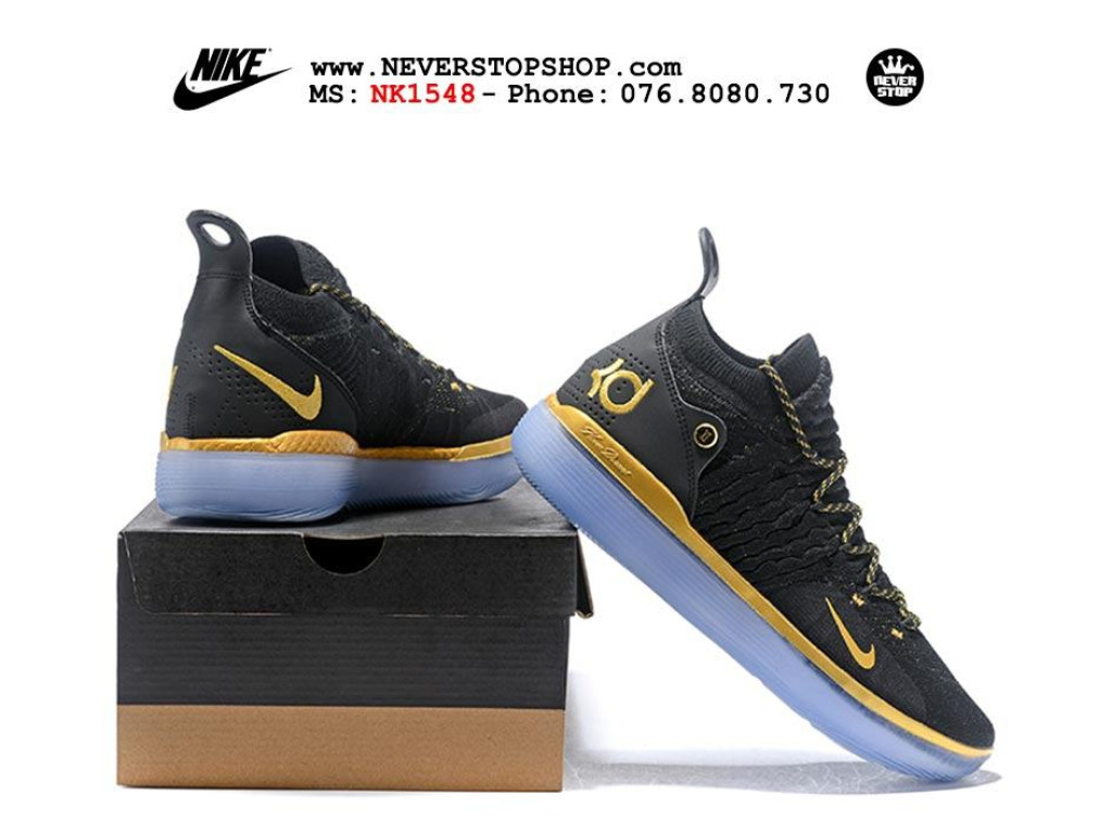 Giày Nike KD 11 Black Gold nam nữ hàng chuẩn sfake replica 1:1 real chính hãng giá rẻ tốt nhất tại NeverStopShop.com HCM